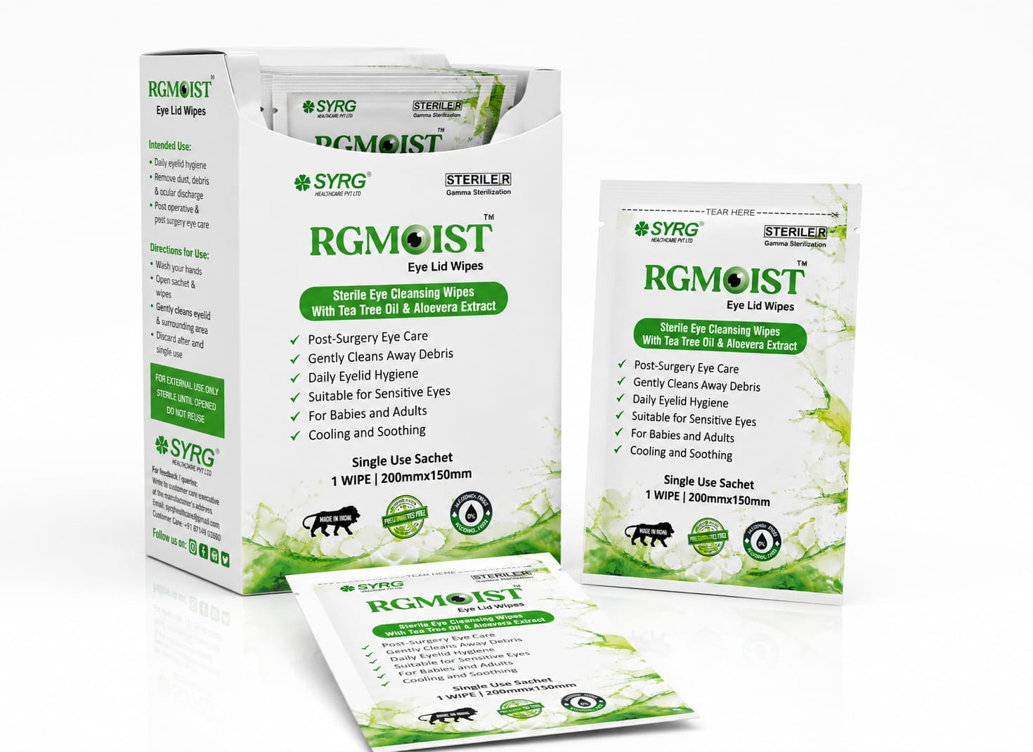 RGMOIST Eye Lid Wipes